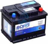 Аккумулятор  6 СТ- 60   BORG Standart (обрат.полярность) необслуживаемый (Оригинал)
